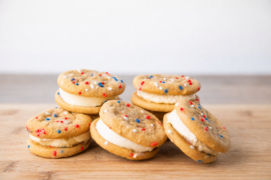 Red, White & Blue Sprinkles 21-count Ice Cream Sandwiches - Shipping 5/18-7/2